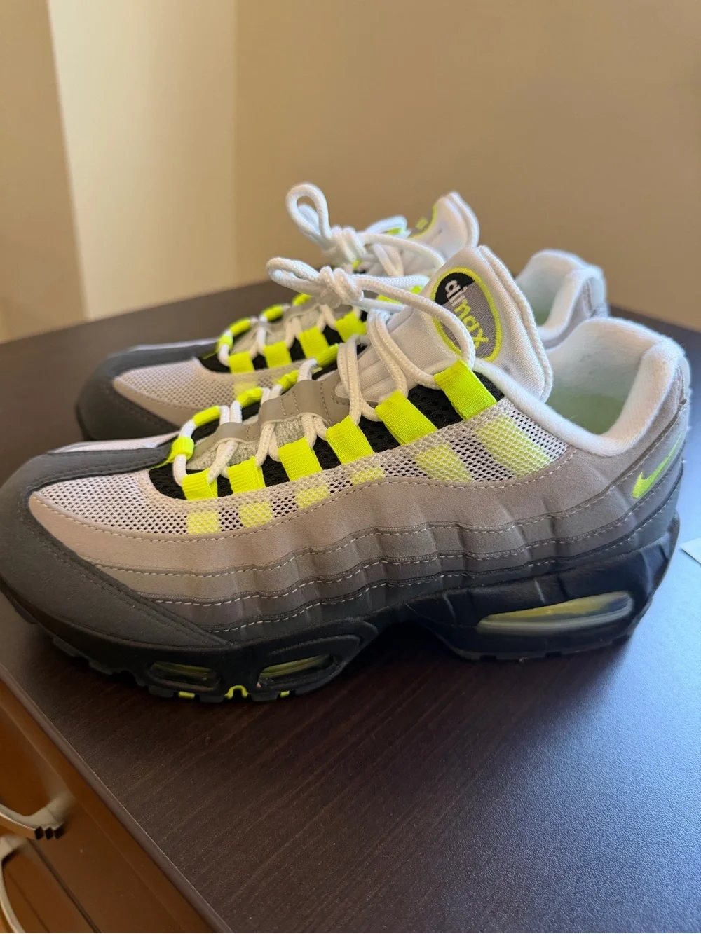 Nike White, Gray & Neon Green Women's Sneakers